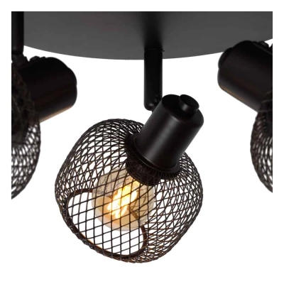 lafabryka.pl Plafon MAREN 3xE14 Black 77978/13/30 Lucide